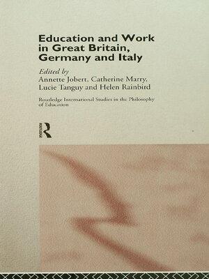 cover image of Education and Work in Great Britain, Germany and Italy